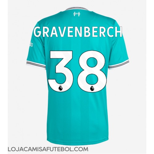 Camisa de Futebol Liverpool Ryan Gravenberch #38 Equipamento Alternativo 2025-26 Manga Curta
